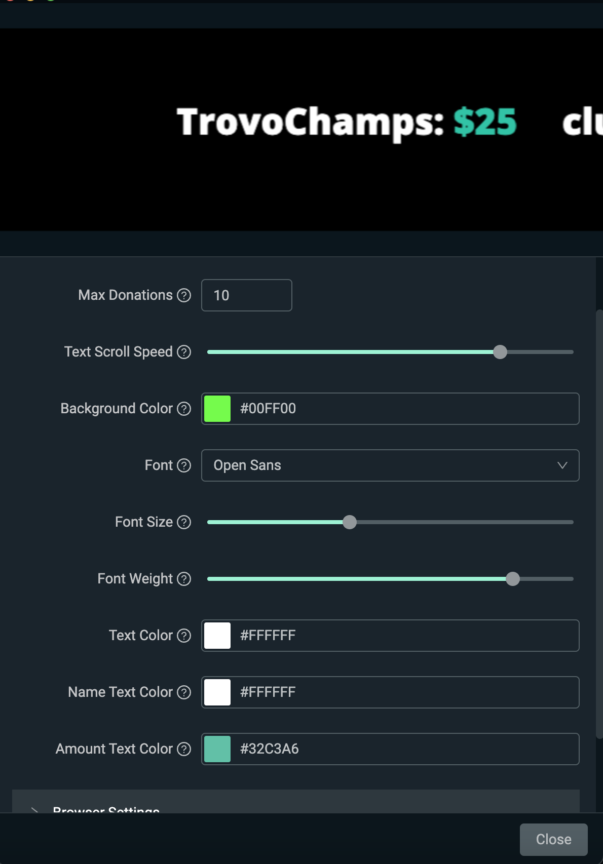how to create tip ticker widget streamlabs desktop
